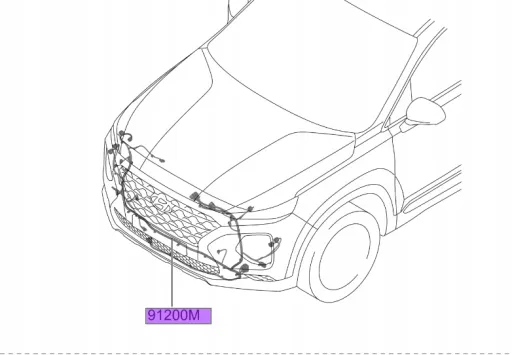 ЖГУТ ПРОВОДОВ HYUNDAI OE SANTAFE 2018 OE 91840S1230