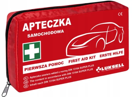 Перший комплект авто. перша допомога din 13164 + рот + ковдра дійсна до 2031 року