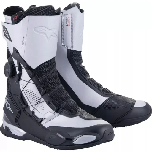 ТУРИСТИЧЕСКИЕ МОТОЦИКЛЕТНЫЕ БОТИНКИ ALPINESTARS SP-X BOA BLACK/SILVER 42
