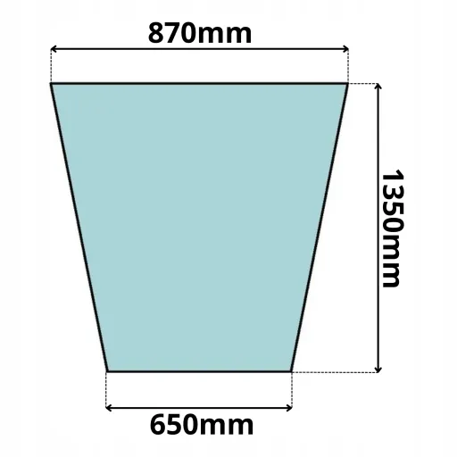 0089CAR - Скло передне xcmg zl30g zl50g (0089)