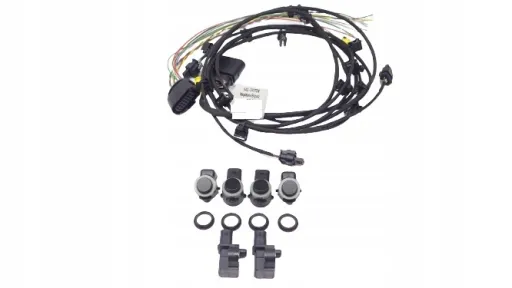 НОВЫЙ ЖГУТ 4 PDC ЗАЩИТА AUDI A3 8V0971085R + ДАТЧИКИ + РЕМОНТНЫЙ КОМПЛЕКТ