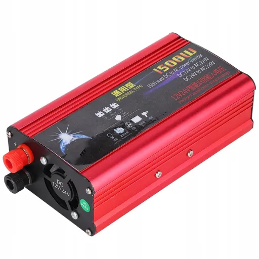 Інвертор 12v 24v 220v автомобільний інвертор 1500w usb захист