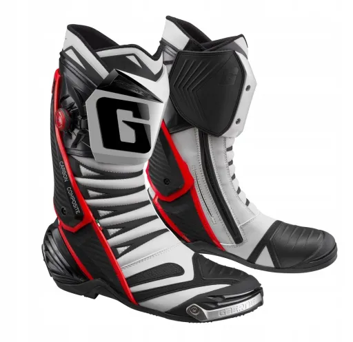 Мотоциклетные ботинки GAERNE GP1 EVO серо-красные Nardo, размер 45