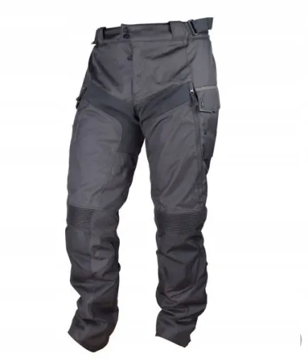 МУЖСКИЕ МОТОБРЮКИ LS2 TRAVEL MAN (COMFORT) ЧЕРНЫЕ ТЕМНО-СЕРЫЕ 3XL