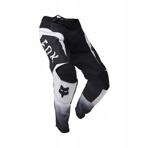 Мотоциклетные внедорожные штаны MX Fox 180 Lean-Extd Black - White, размер 28