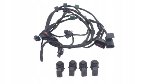 2K7971095F - НОВЫЙ ЖГУТ ПРОВОДОВ ПЕРЕДНЕГО БАМПЕРА 4 PDC VW CADDY 2K7971095F+ ДАТЧИКИ 5WA