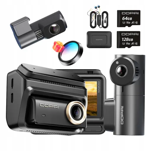 Видеорегистратор ddpai z90 pro 4k камера + mini3x + задний + набор модулей 4g