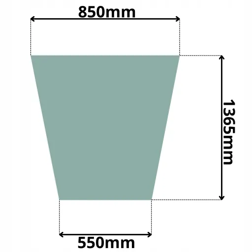 0060CAR - Скло передне xcmg zl30g zl50g (0060)