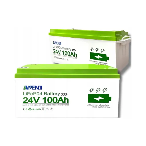 Аккумулятор anenji 24 в 100 ач lifepo4 8s 2,56 квтч bms 50a good 6000+